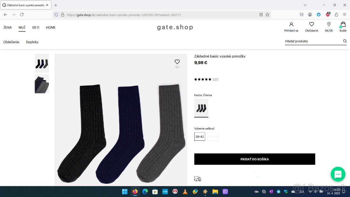 Ponožky - Bavlna, Bambus, Mercer - 7