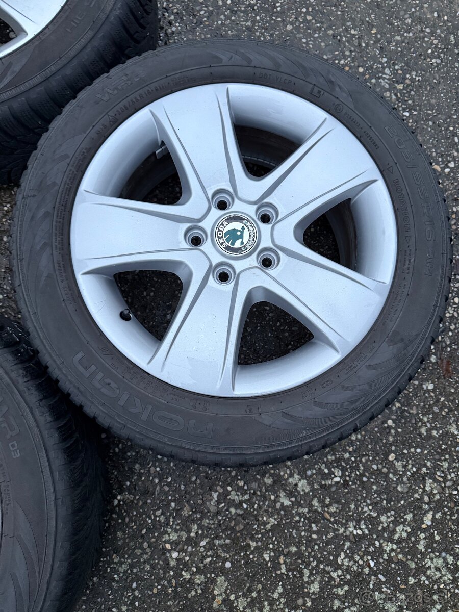 Zimná sada 205/55/16 Škoda 5x112 - 7