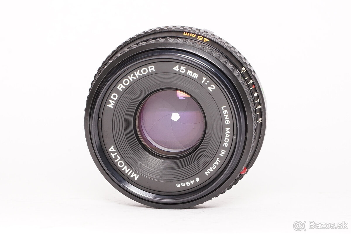 Minolta XG 1, MD 45mm/2 - 7