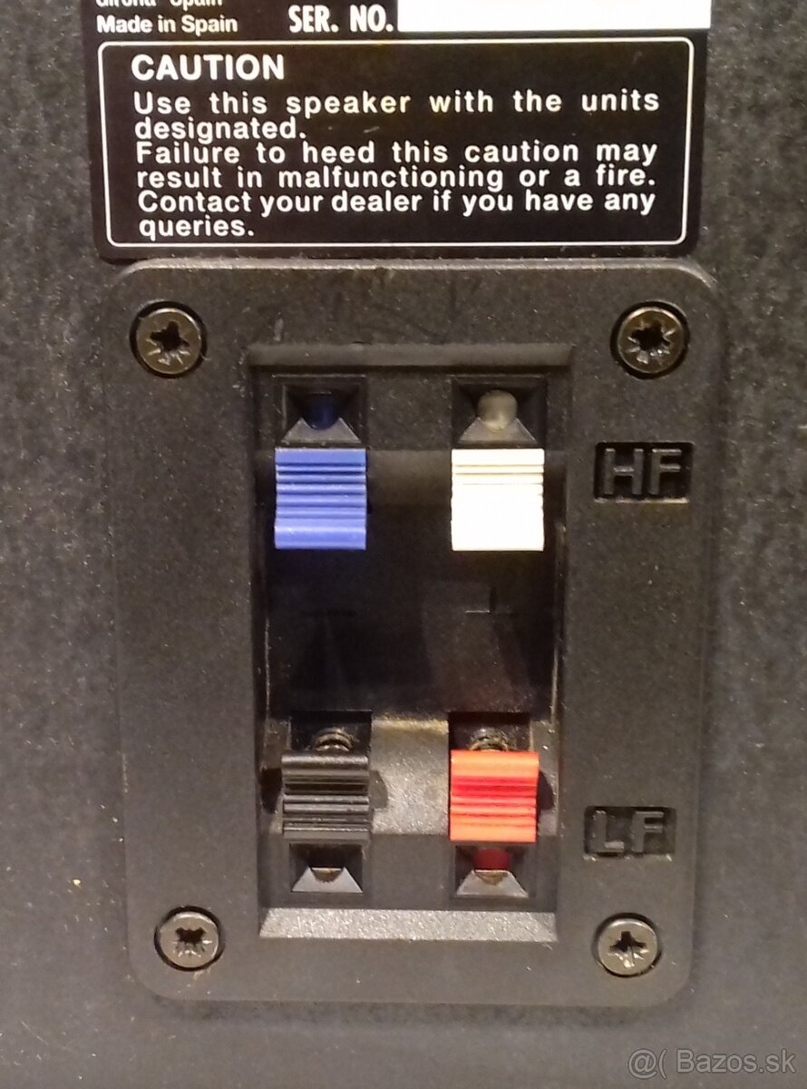 Krasne 60W reproduktory TECHNICS 33x16x24cm 2-pasmove, AB43 - 7