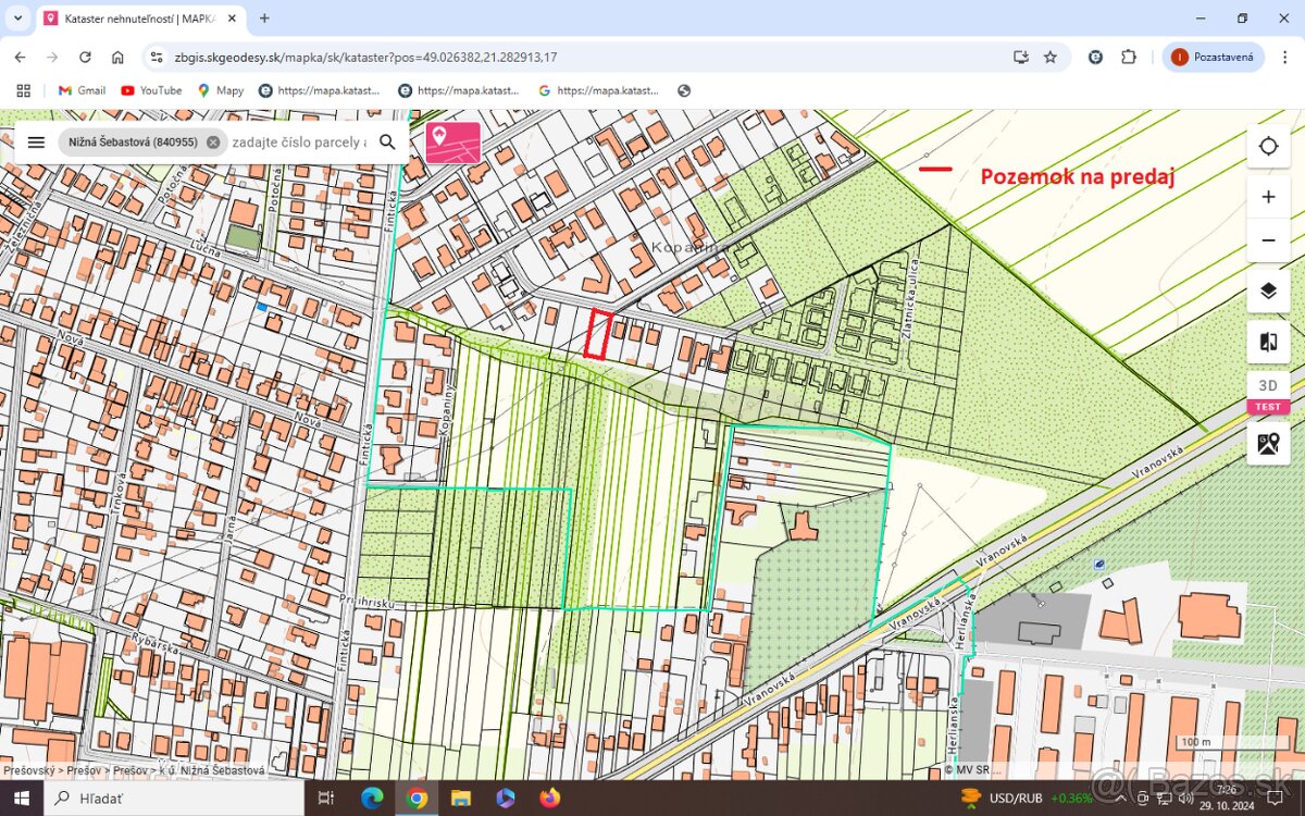 V PREŠOVE LUKRATÍVNY STAVEBNÝ POZEMOK - 7