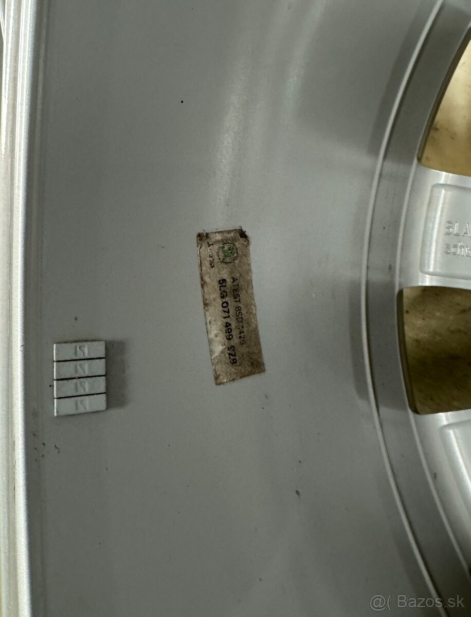 Alu kola Crystal Originál VW koncenr - 7