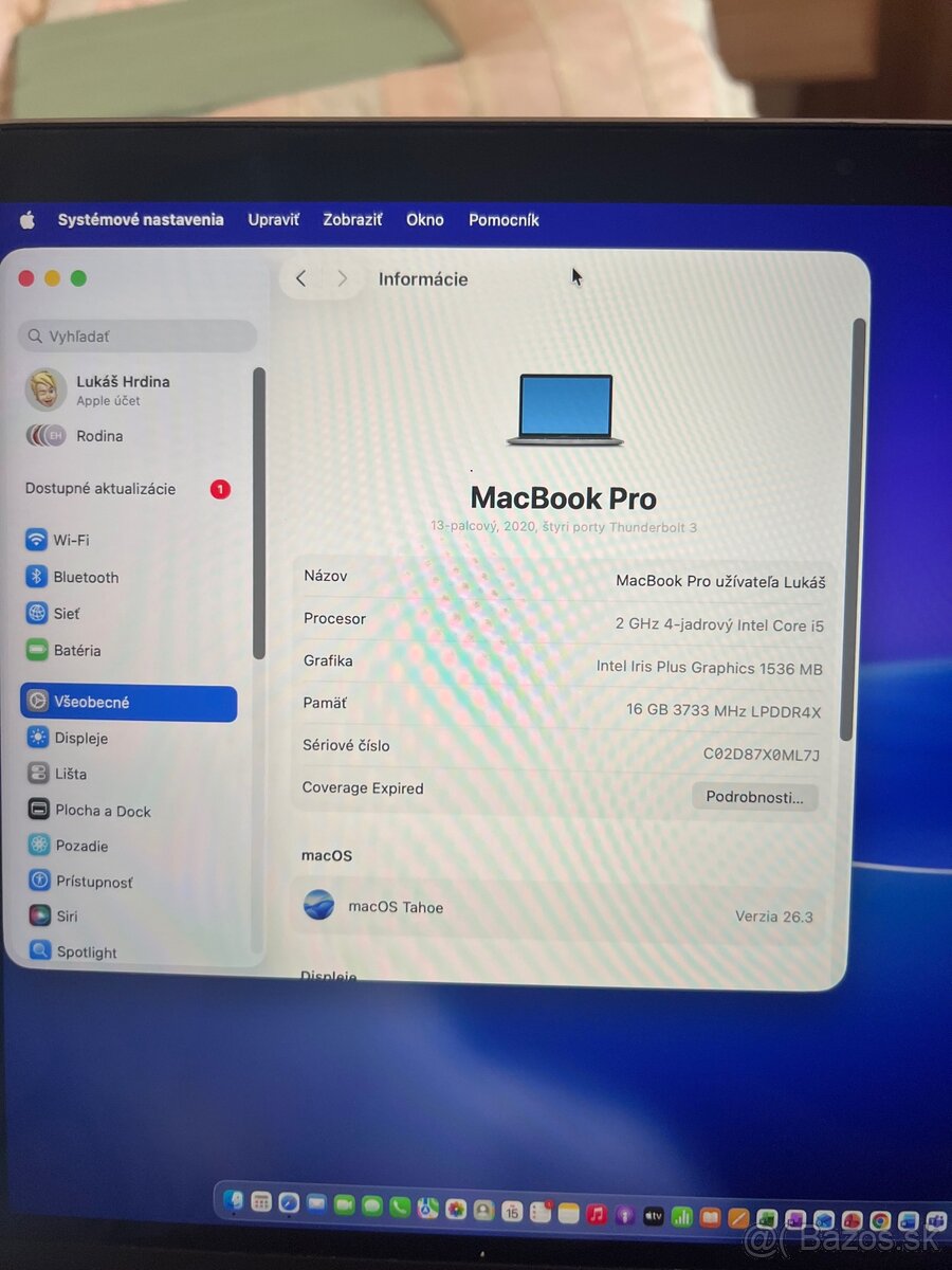 MacBook Pro 13, 2020 i5, 1TB - 7