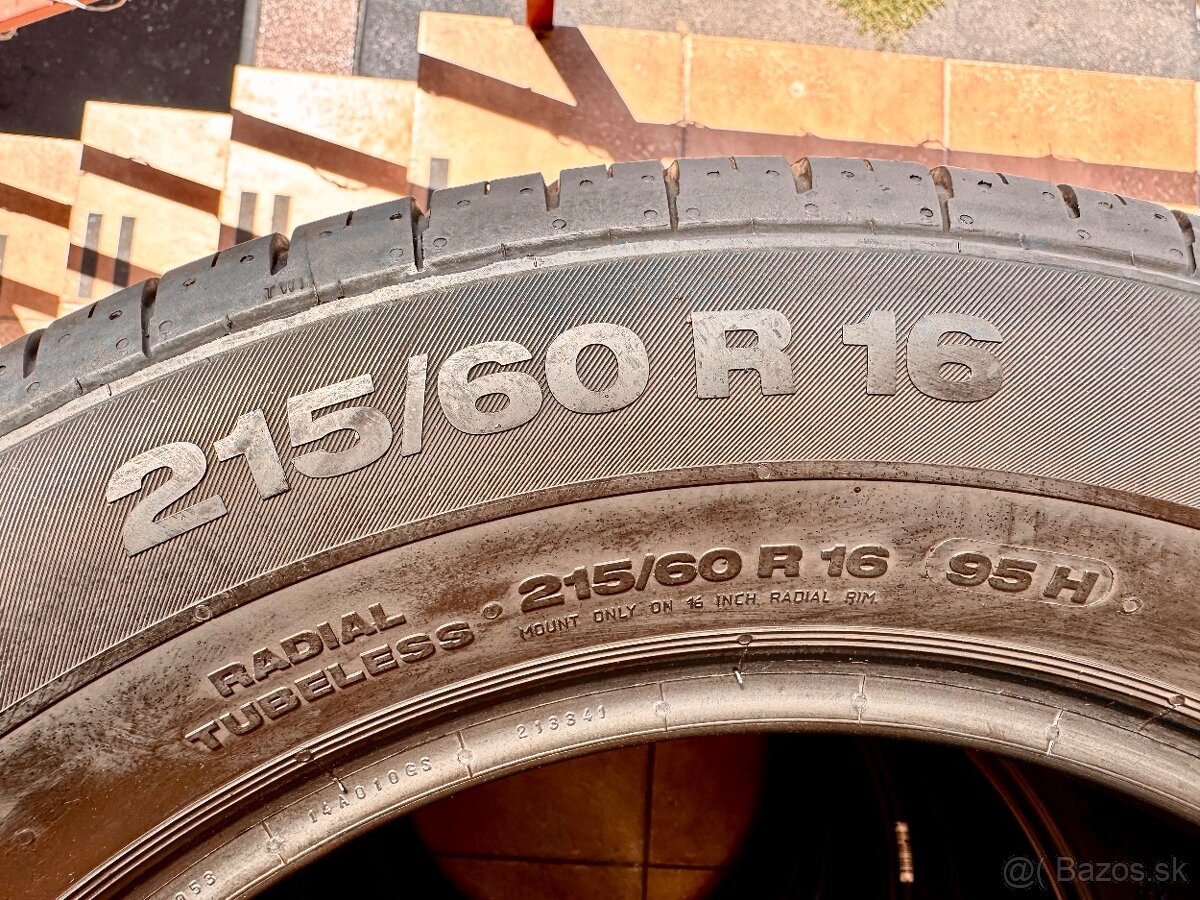215/60 R16 letné pneumatiky 4-ks - 7