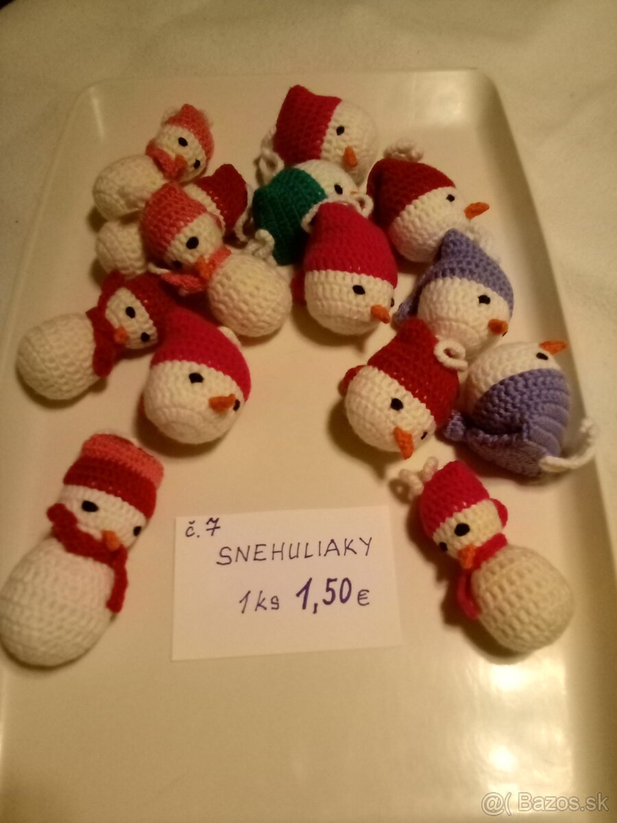 Háčkované vianočné ozdoby - 7