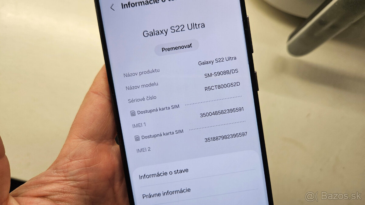 Samsung Galaxy S22 Ultra - menený LCD, nová batéria - 7
