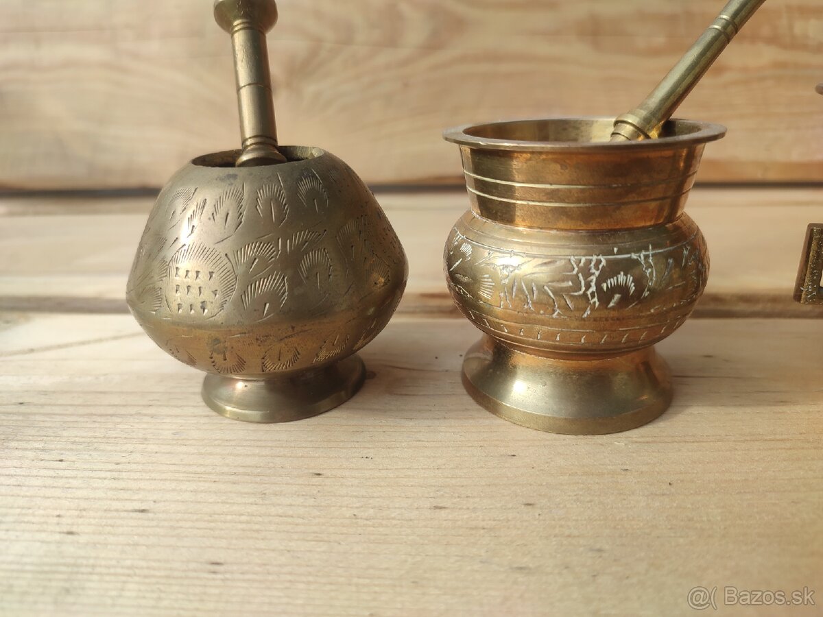 Mosadzné mažiare 15€ kus - 7