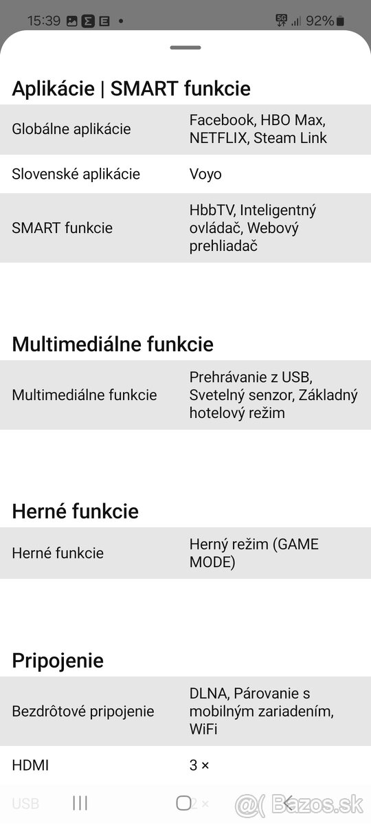 Samsung UE55NU7172 55" (138 cm) LED smart 4K - 7