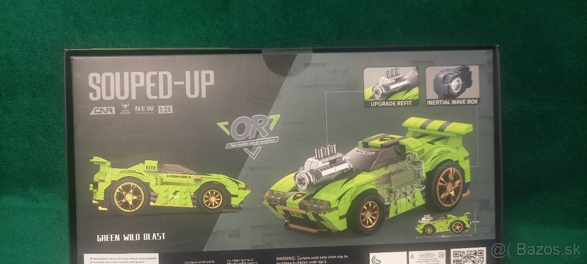 Stavebnica- vesmírna loď, vintage fotoaparát, autíčko - 7