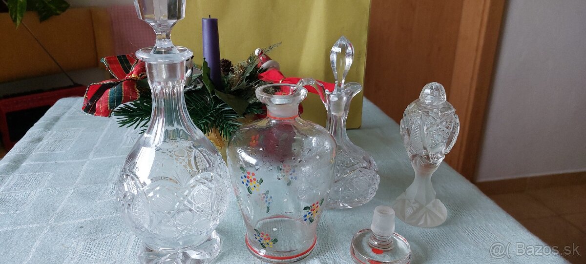 Porcelán mix a brús.sklo a knihy - 7