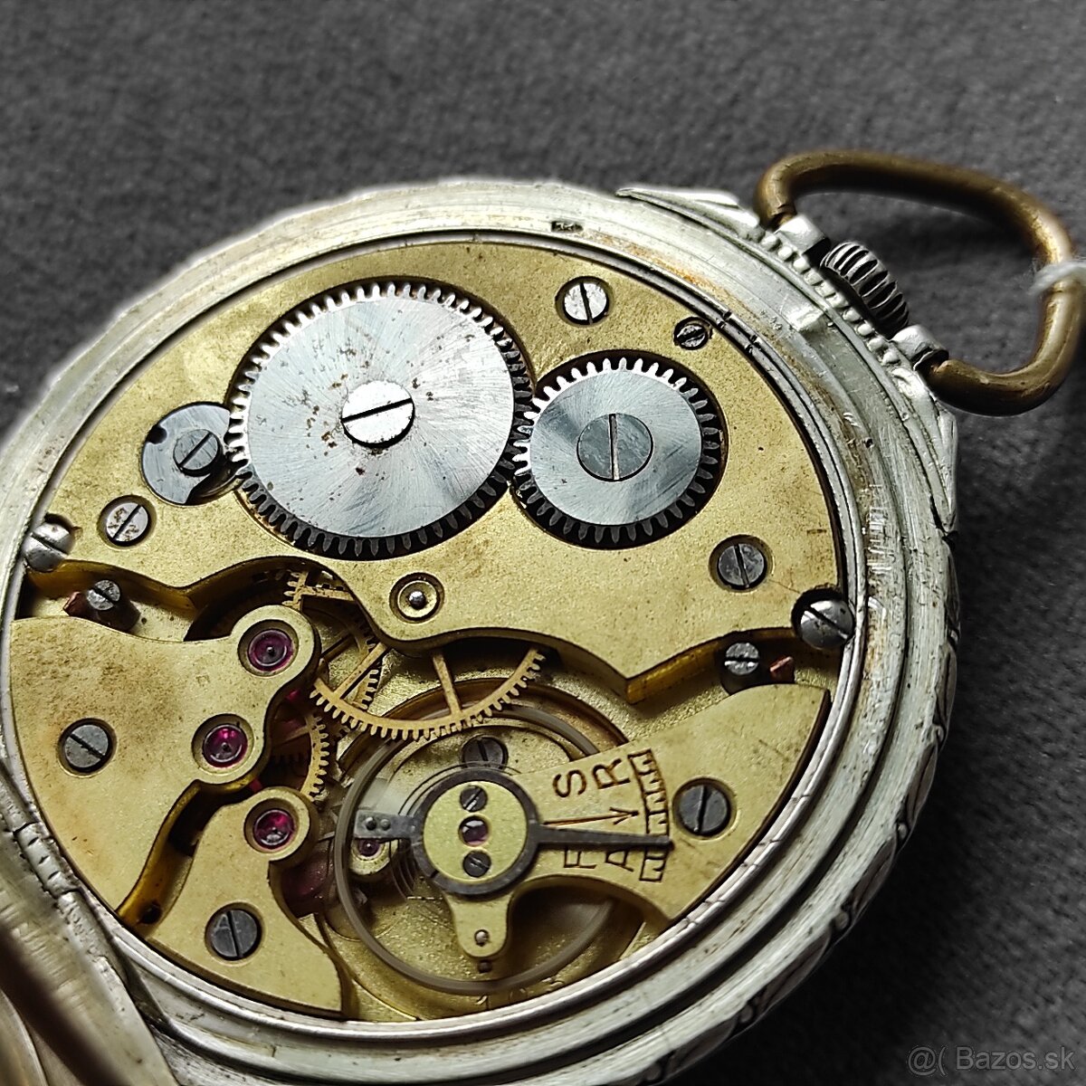 Vreckove hodínky striebro 900 - 7