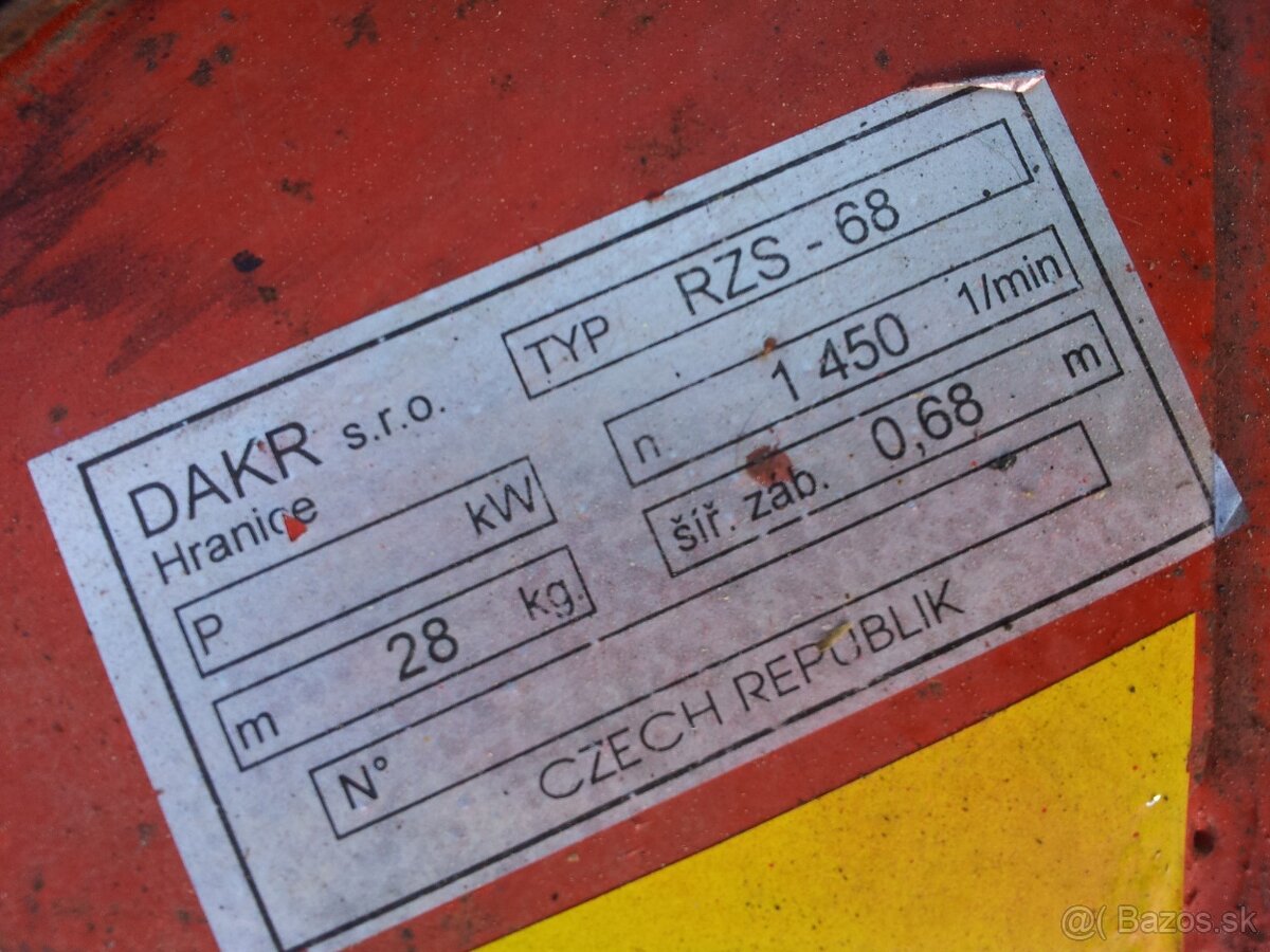 Bubnová kosačka Vari RZS 68 - 7