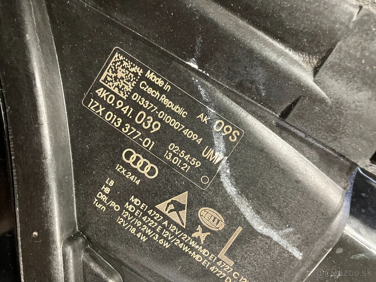 predni svetlo audi a6 C8 levy leve ridice FULLLED - 7