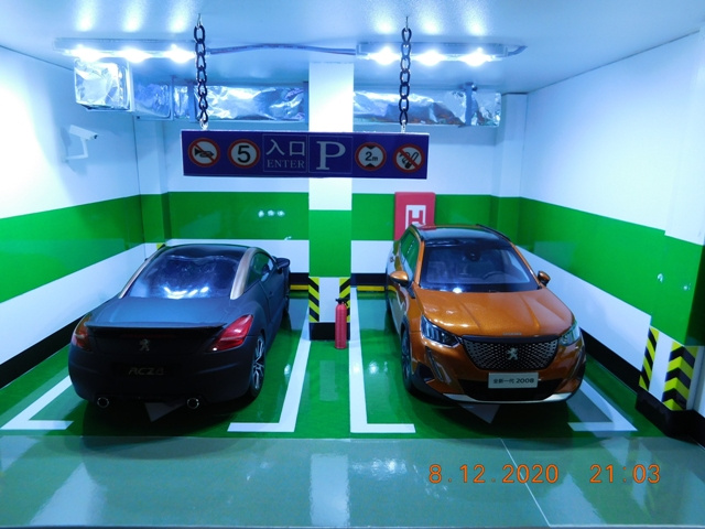 diorama podzemná garáž pre modely 1:18 - 7