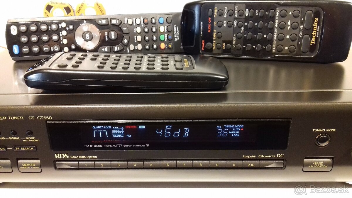 ClassAA =2x SPICKOVY tuner TECHNICS ST-GT550+RDS, AT18, AT16 - 7