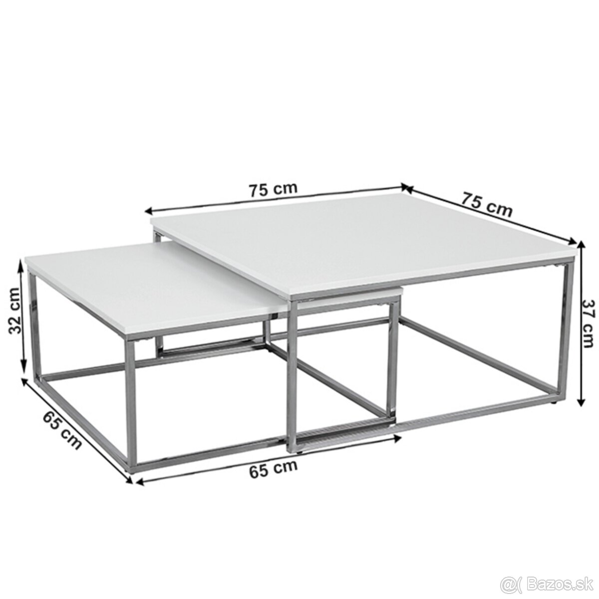 Predám Set 2 konferenčných stolíkov - 7