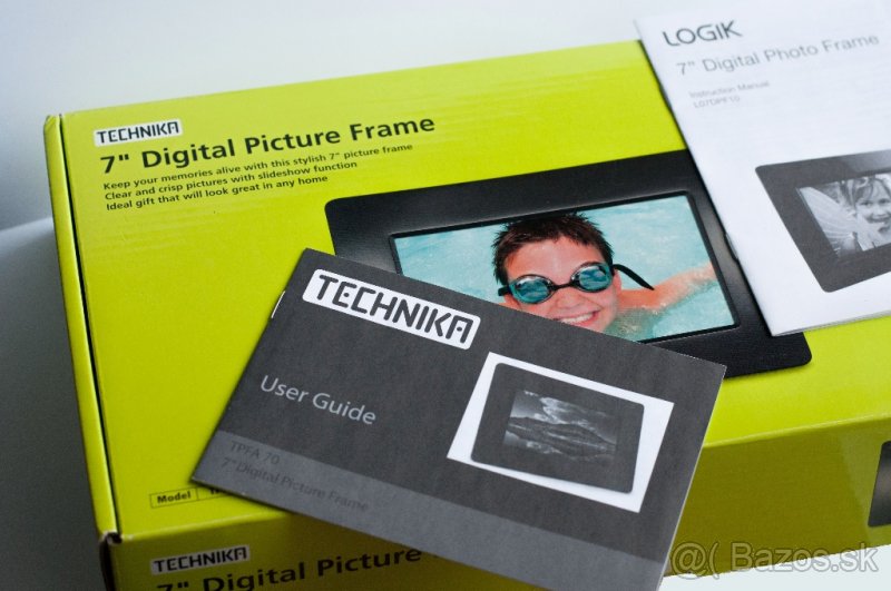 7 Digital picture frame TECHNIKA - fotorámik NOVÝ - 7