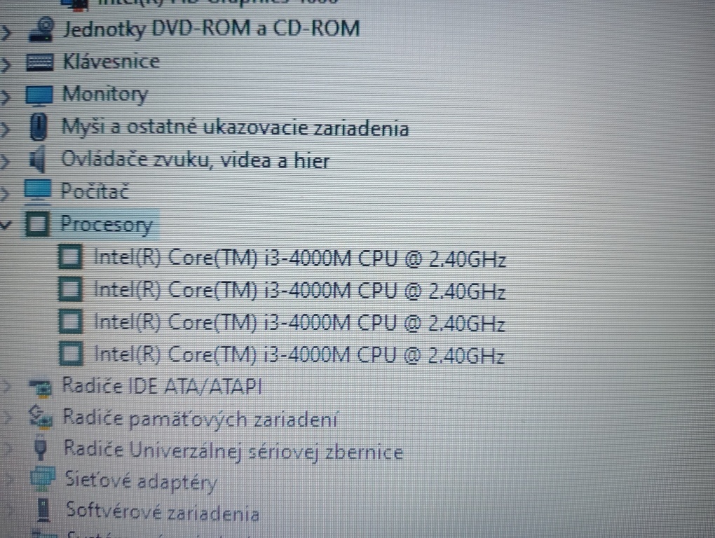 predám Fujitsu Lifebook A544-Intel corei3 -4gb ram -bez bat. - 7