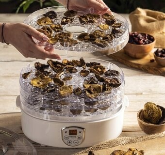 Sušička potravín na huby ovocie zeleninu bylinky - 7