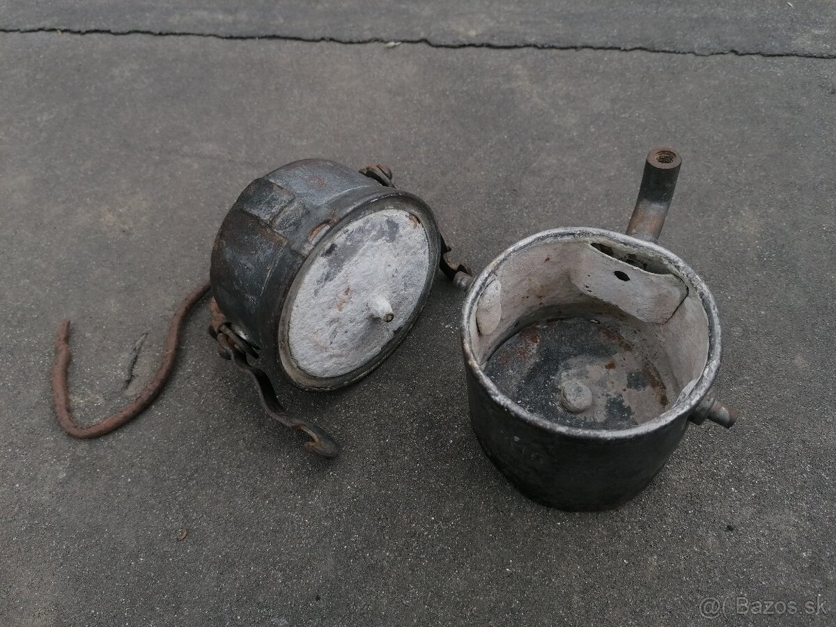Predám starožitná karbidová lampa - 7