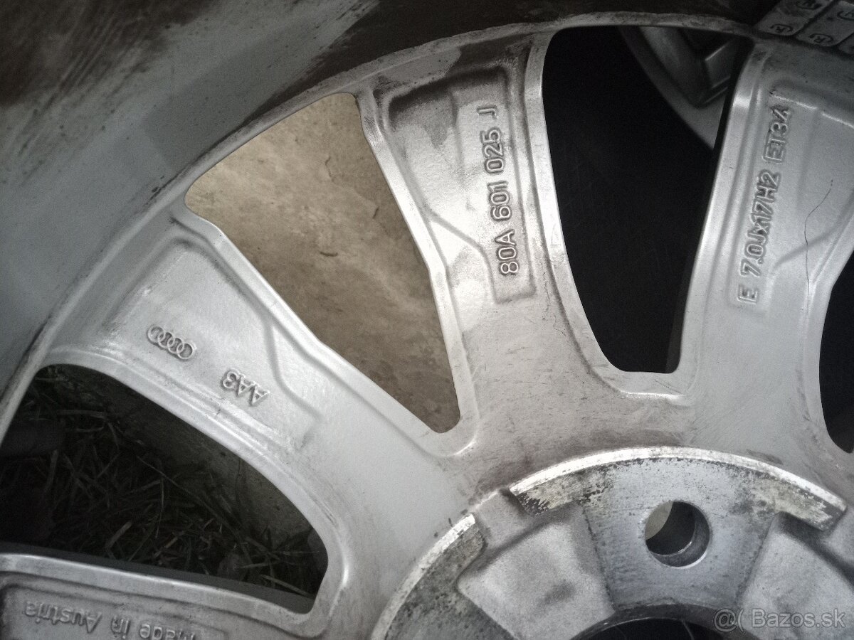 17"5x112 ET 34 Audi Q5...235/65/17 zimná sada - 7