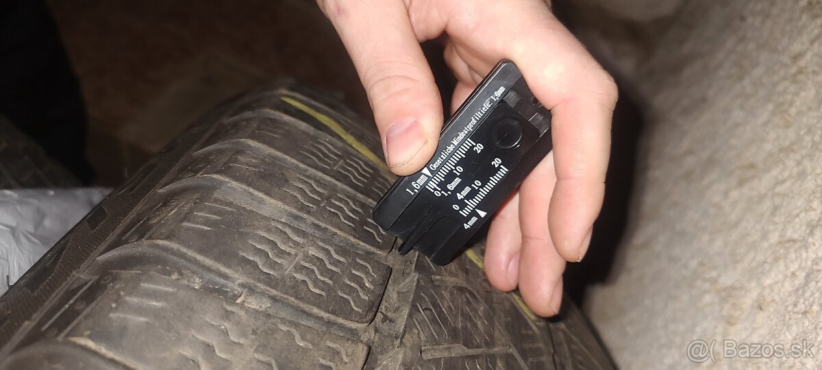 Predám alu disky dotz 245/45 r19 zimne Pirelli - 7
