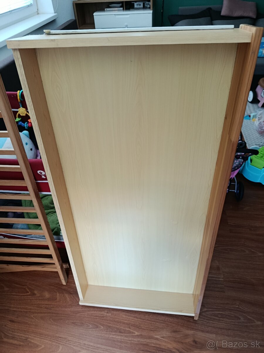 Detská drevená masívna postieľka - 7