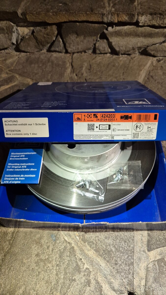 Predné kotúče ATE na e90 e91 - 7