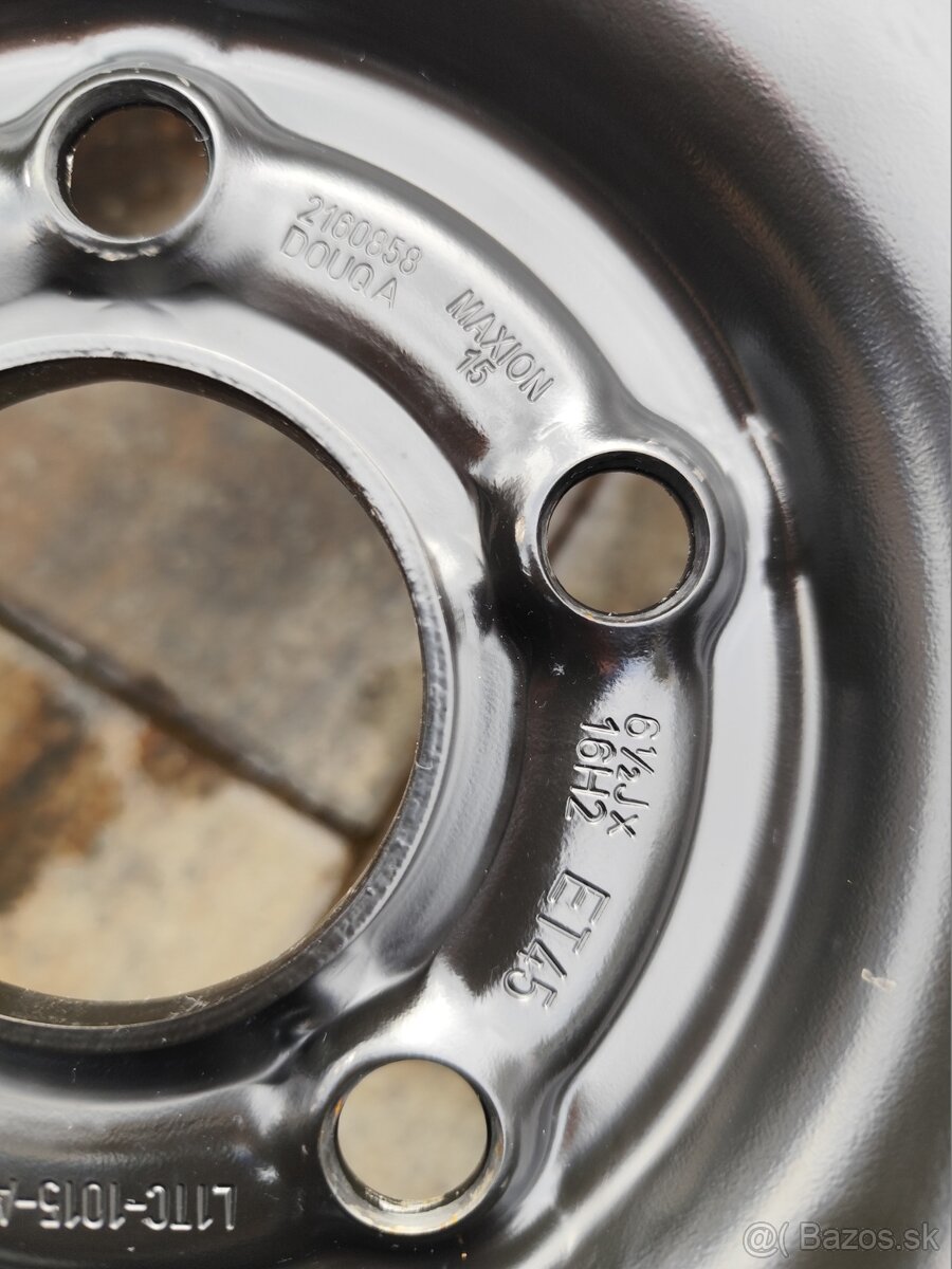 5x108 r16 plechové disky Ford, Volvo 6,5Jx16ET45 - 7