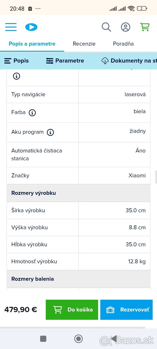 Predám robotický vysávač xaomi - 7