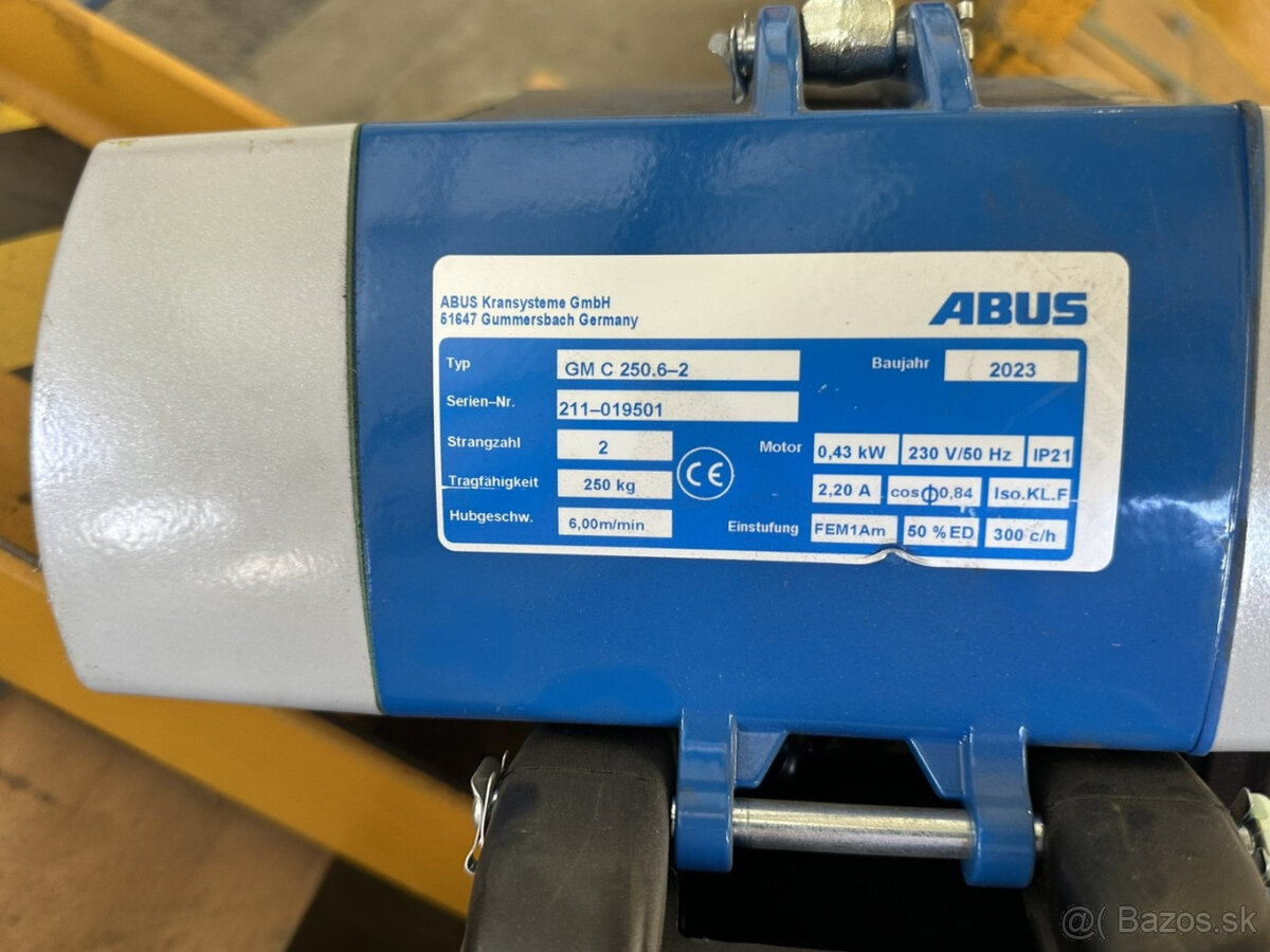 Jeřáb otočný VETTER s ABUS 250 kg - 7