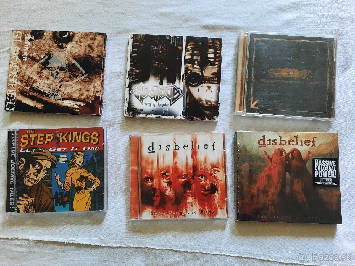 Zbierka CD death , trash metal - 7