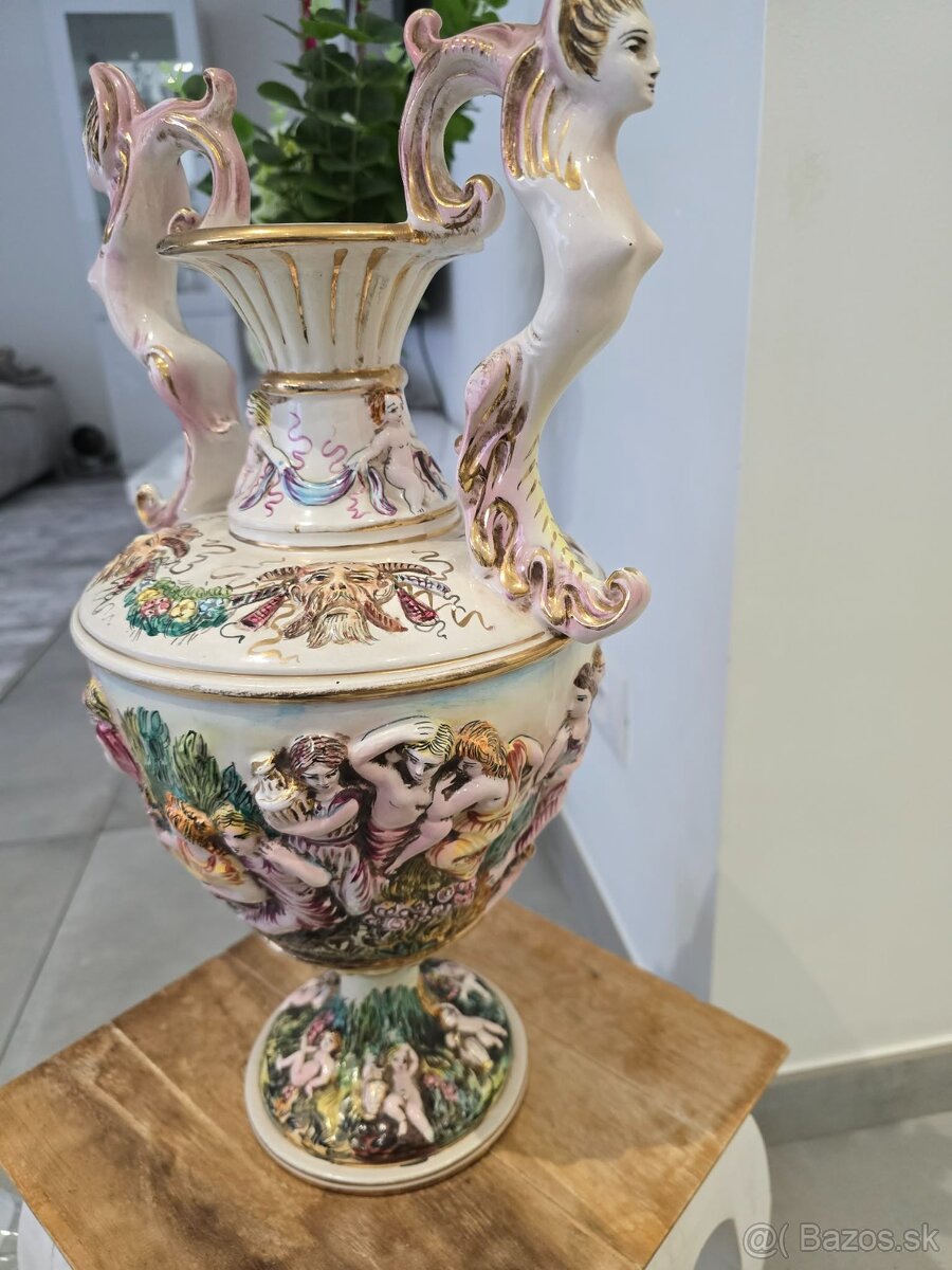 Porcelánová váza Capodimonte - 7