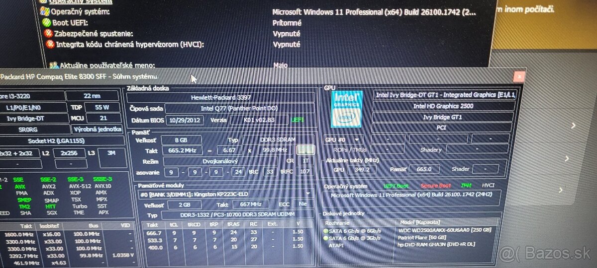 Predám rozne počítače Lenovo, HP, DELL - 7