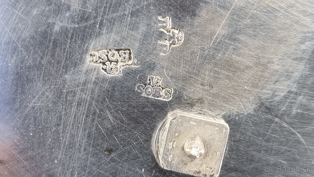 Strieborný kalamár /vyše 240.ročný / 1050 gr. - 7