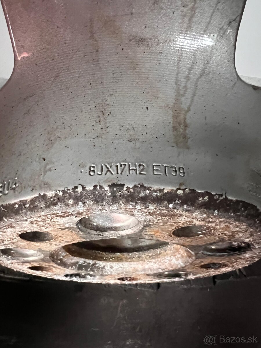 Bridgestone Blizzak 225/55 R17 Zimné, 5x112 originál AUDI - 7