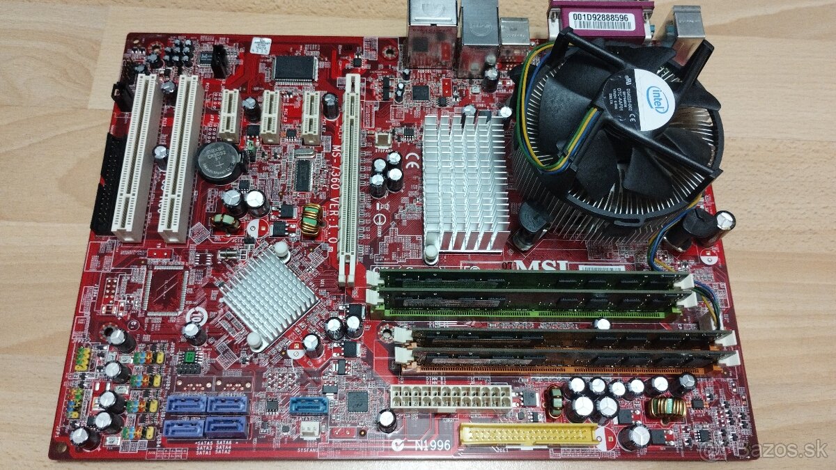 Predám základnu dosku Intel MSI MS-7360 P35 NEO - 7