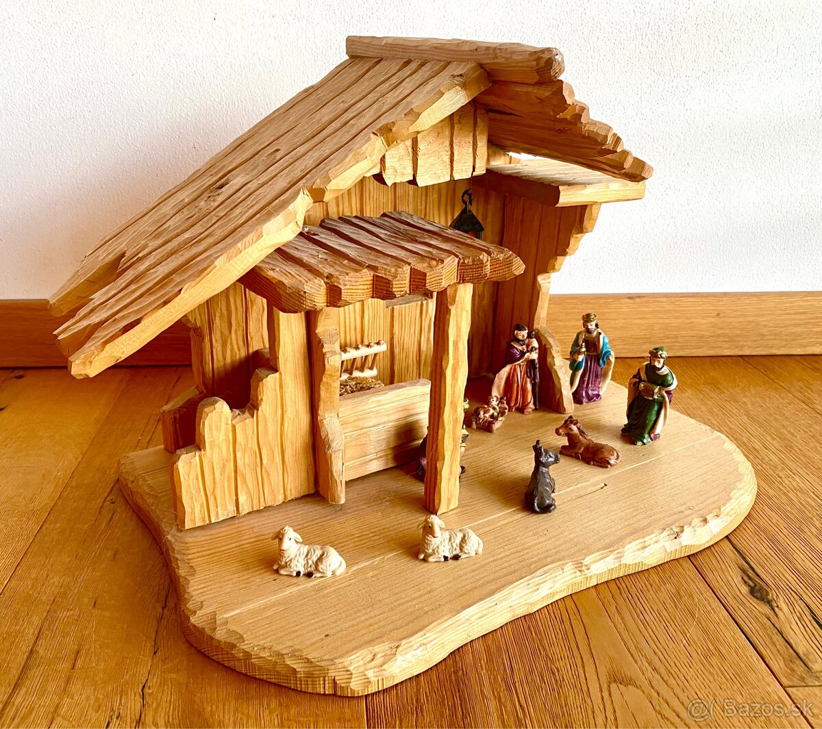 Starý krásný dřevěný betlém - 7