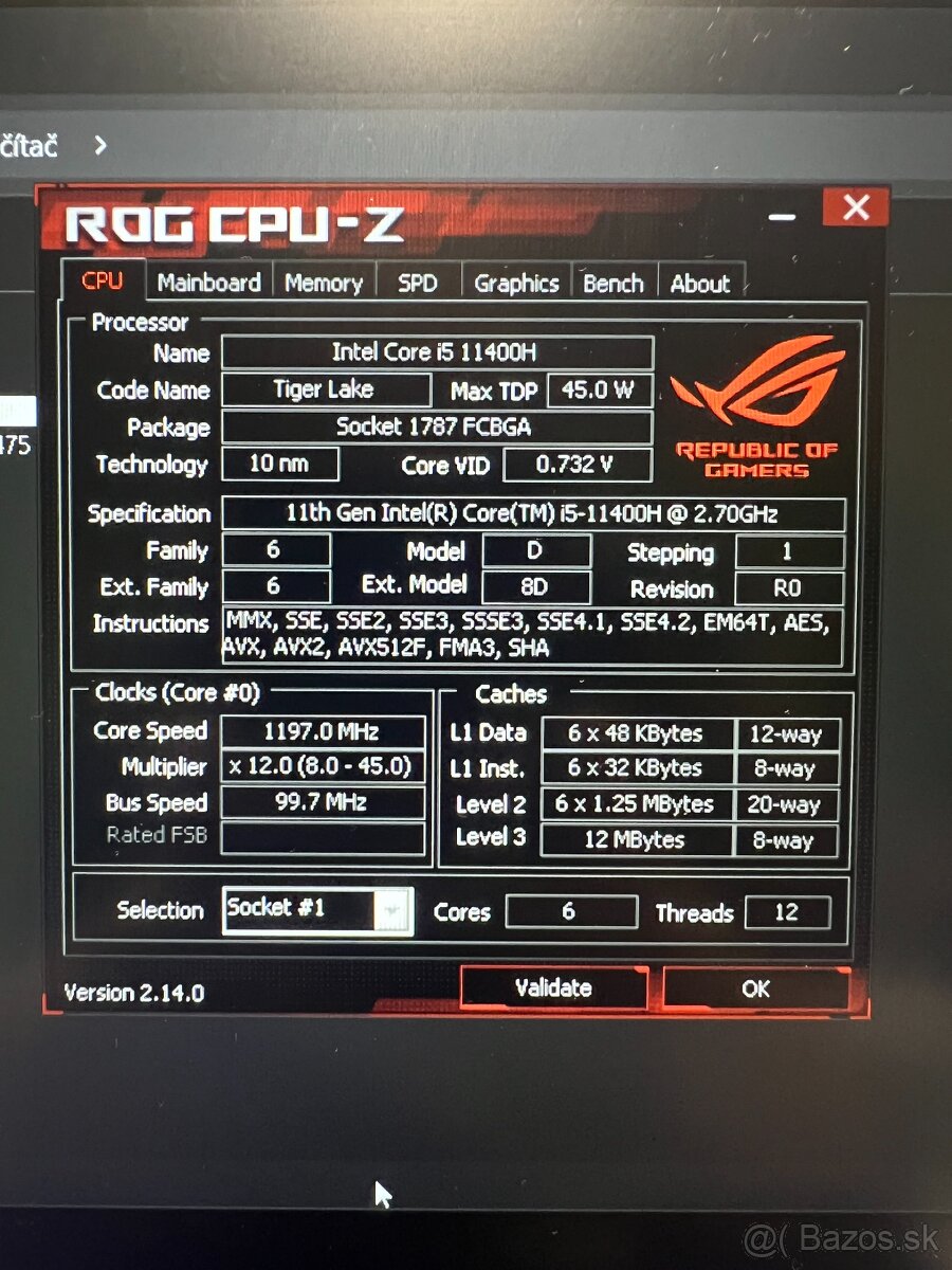 Herný Notebook ASUS TUF Gaming F15 - 7