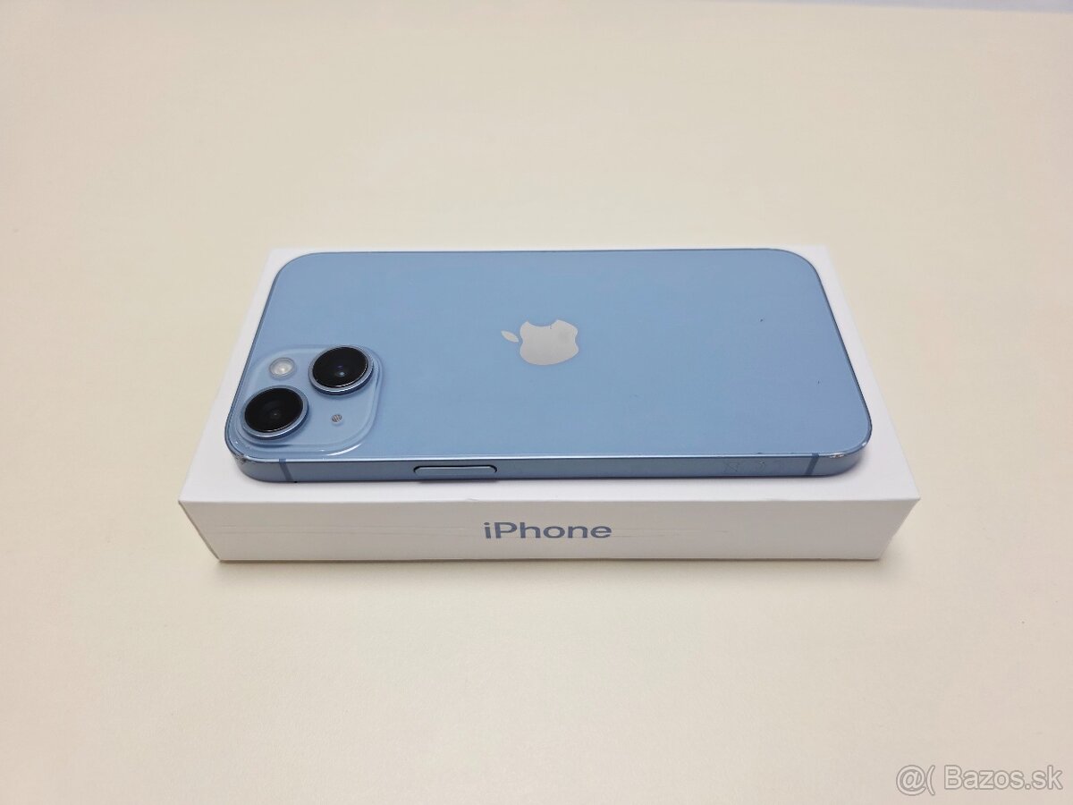 Apple iPhone 14 128gb BLUE,BATERKA 100% - 7
