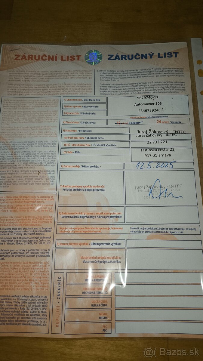 Robotická kosačka automower Husqvarna 305 + montážna sada - 7