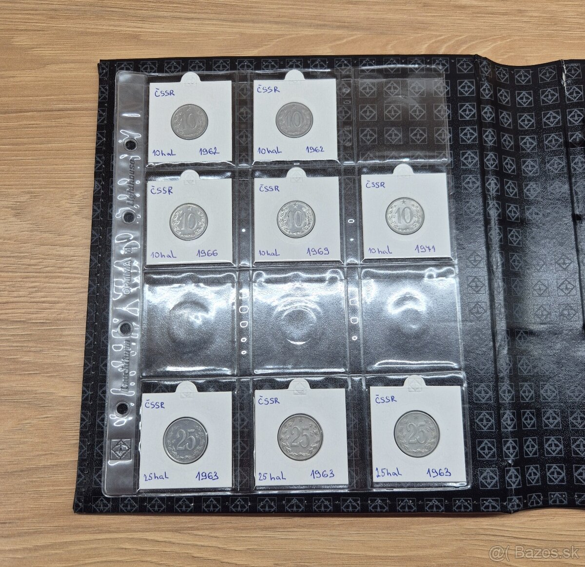 Album Optima s kazetou + mince ČSR, ČSSR, SR - 7