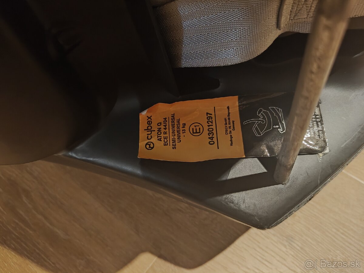 Cybex Aton Q vajicko s isofixom a novorodeneckou vlozkou - 7