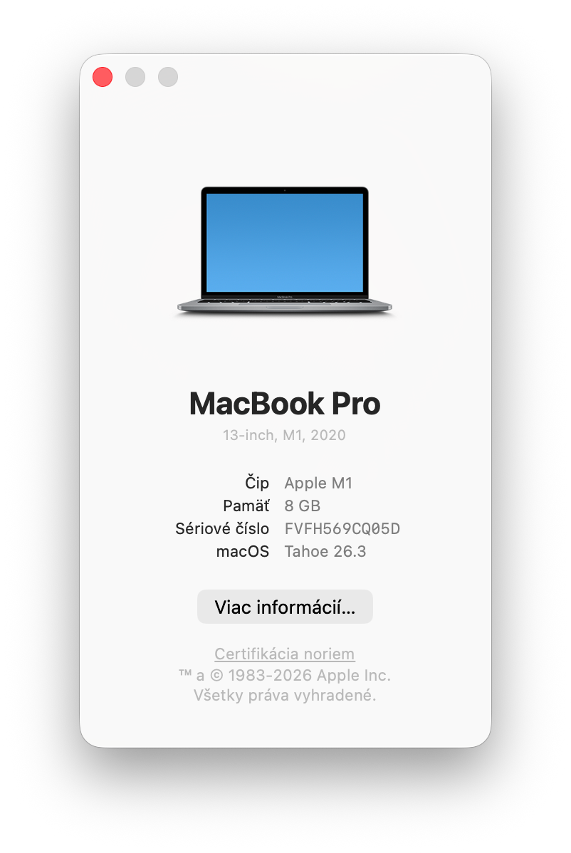 Apple MacBook Pro 13" – M1, 8 GB RAM, 256 GB SSD, TouchBar - 7
