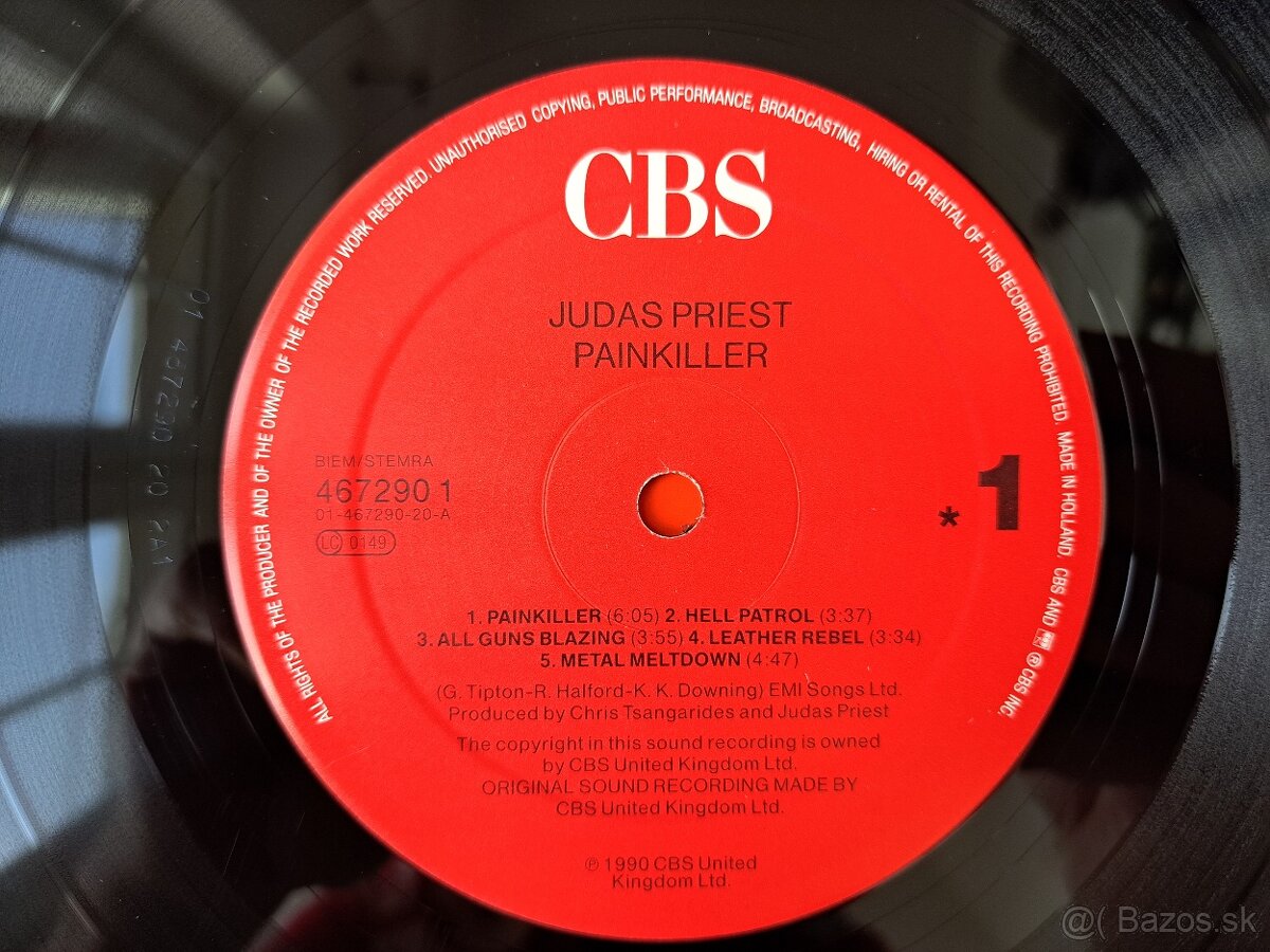 Lp JUDAS PRIEST - Painkiller - 7