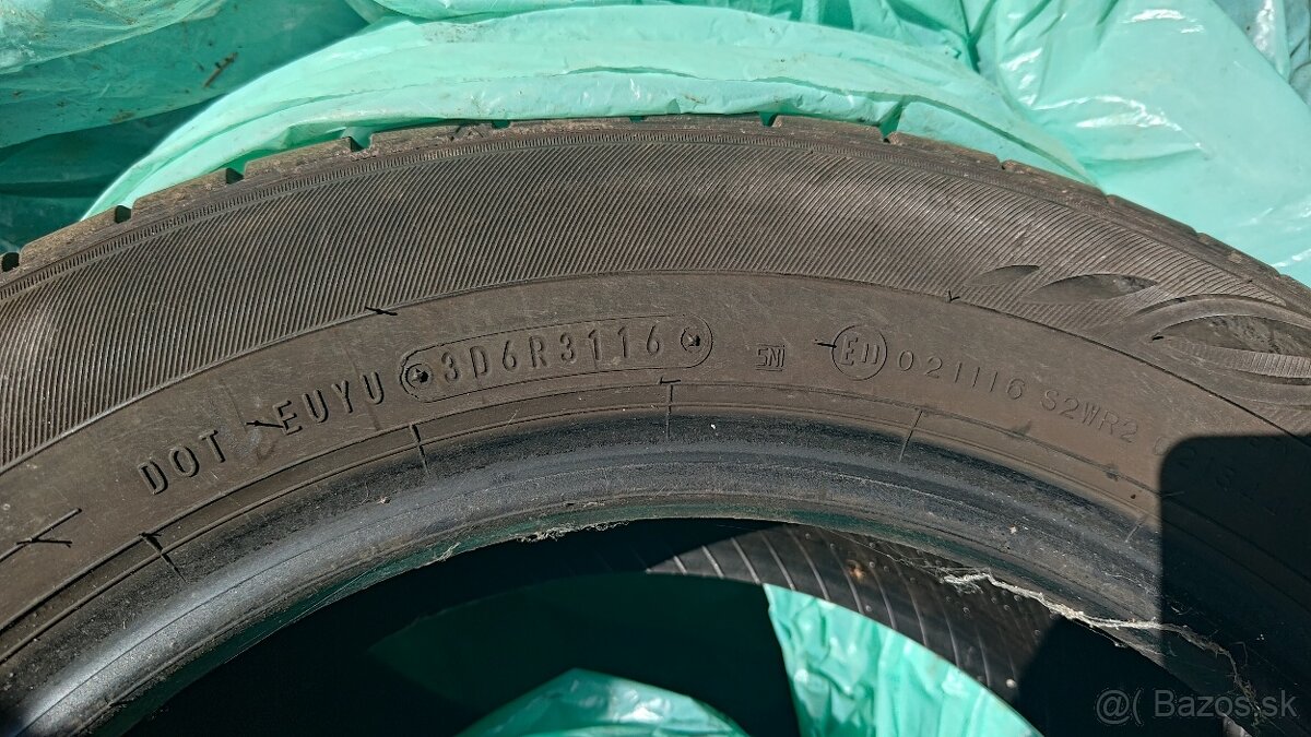 Letné pneu Dunlop 5-6 mm dezen - 7