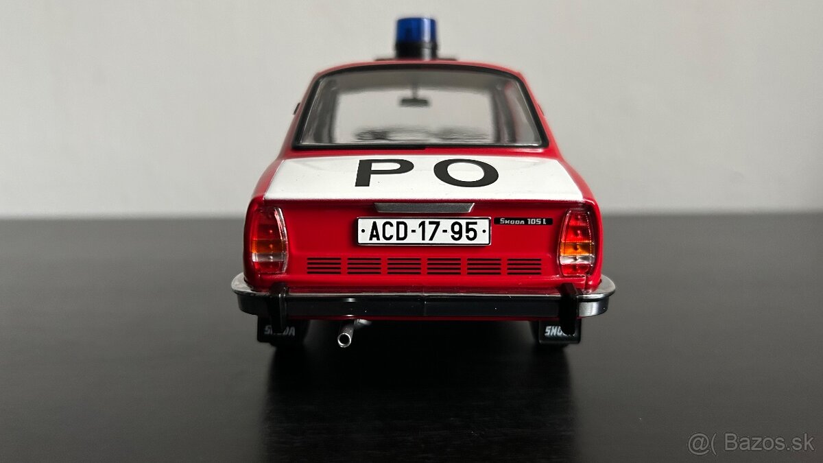 ŠKODA 105L Požiarna Ochrana ČSSR 1976 1/18 - 7