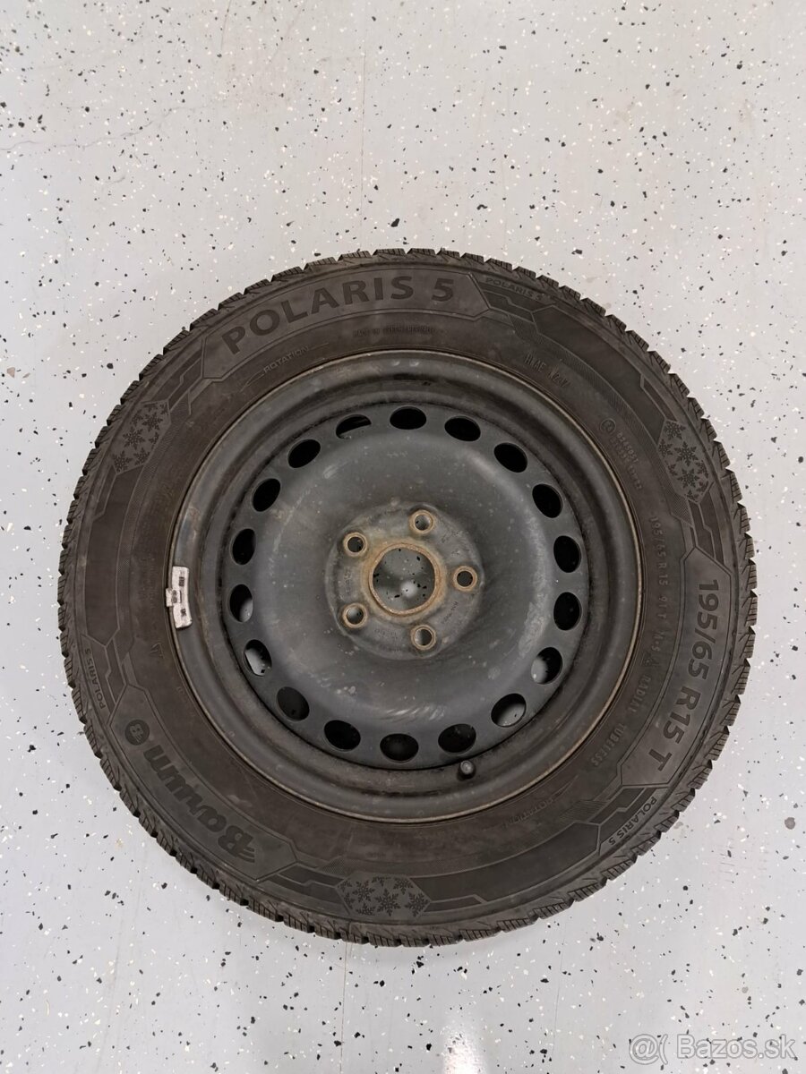 Komplet zimnú sadu na Škoda OCT - 6Jx15 ET47 195/65 R15 T - 7