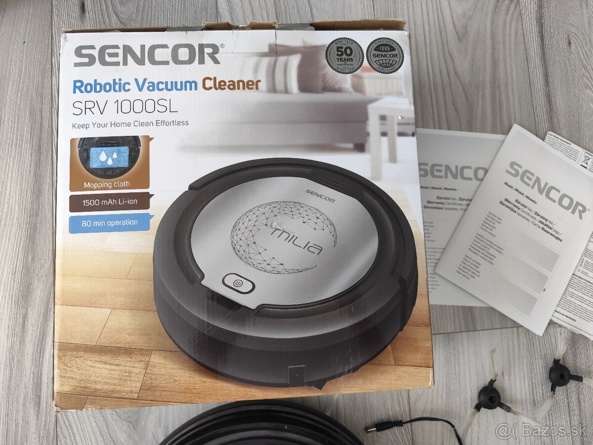 Predám robotický vysávač Sencor SRV1000SL s chybou - 7