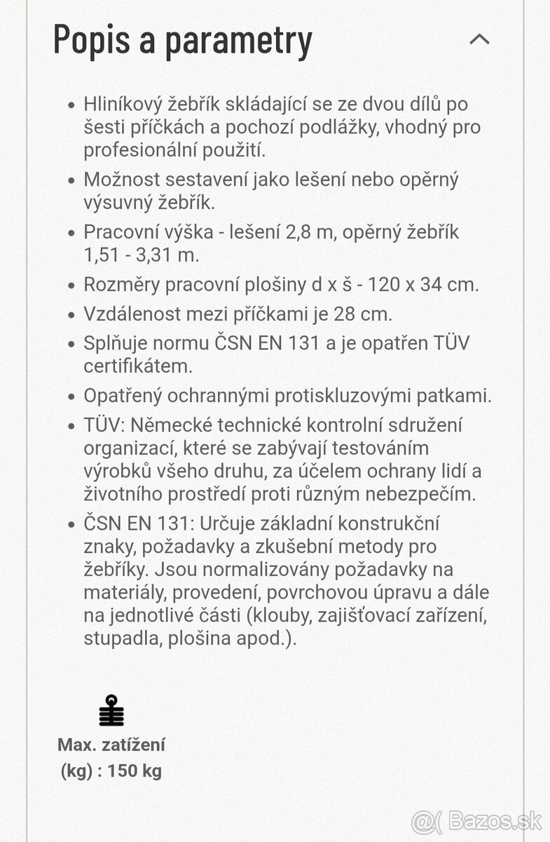 Profi lesenie 2x6 + podlazka protišmykova - 7